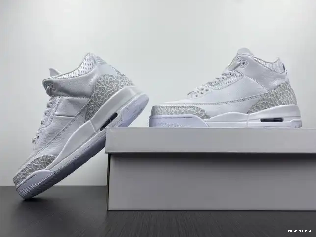 HYPE Air 'Triple 3 White' 429487-111 Retro PS Jordan 0512